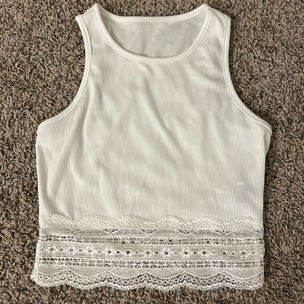 White tank top from SHEIN size XS
